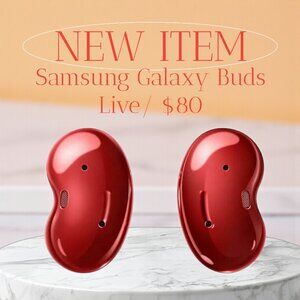 Samsung Galaxy Buds Live R-180, Earbuds w/Active Noise Cancelling